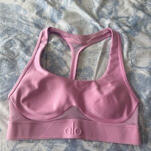 ALO Yoga Light Pink Sports Bra
